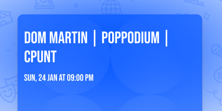 Dom Martin live in Cpunt — muziek in Hoofddorp