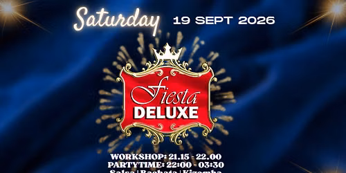 Fiesta DeLuxe | 3 areas | Salsa • Bachata • Kizomba — muziek in Hoofddorp