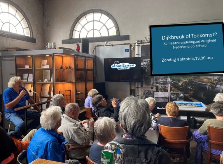 Stoomgemaal onder stoom — museum-expo in Hoofddorp